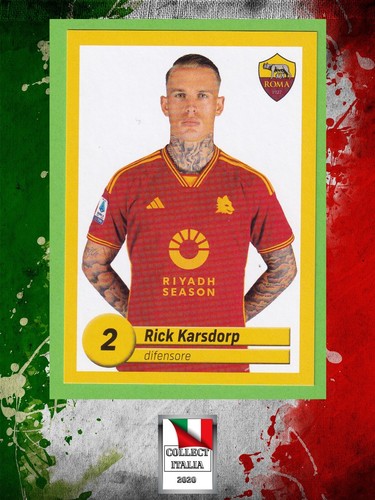 Figurina calciatori roma - figurina,