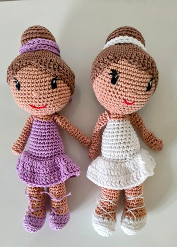 Bambola ballerine uncinetto