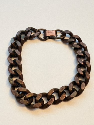Bracciale maglia catena rame