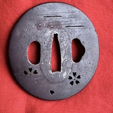 Antica spada giapponese Tsuba