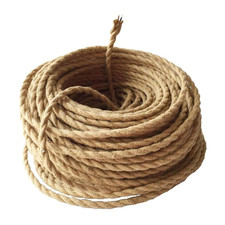 Cavo Elettrico Tessile - Cavo Elettrico Filo Elettrico Vintage Cavo 2X0,75Mm² Ca