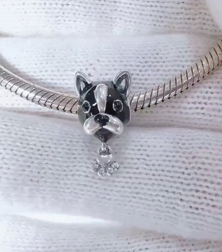 Charm stampa zampa bulldog - charm,