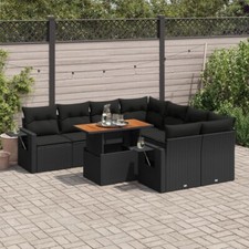 9-tlg. Garten-Sofagarnitur mit