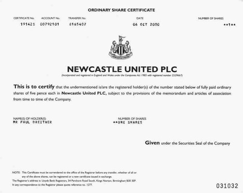 Newcastle united plc - newcastle,