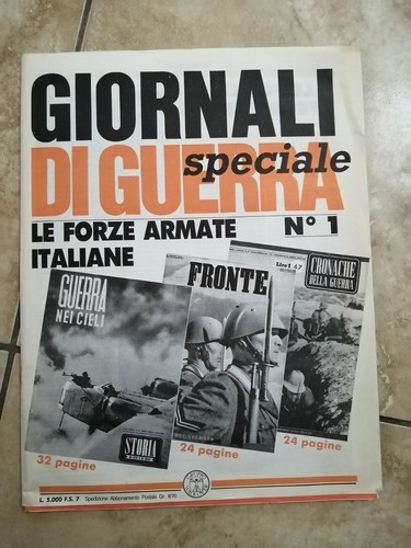 Giornali guerra speciale 1 - guerra,