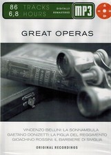 ·•●NEU/OVP • MP3-CD • Great Operas • Original Recordings•86 Tracks • 6,8 Stunden