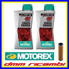 Kit Tagliando BETA RR 390 ENDURO 2013 2014 Olio MOTOREX CROSS POWER 4T 10W50