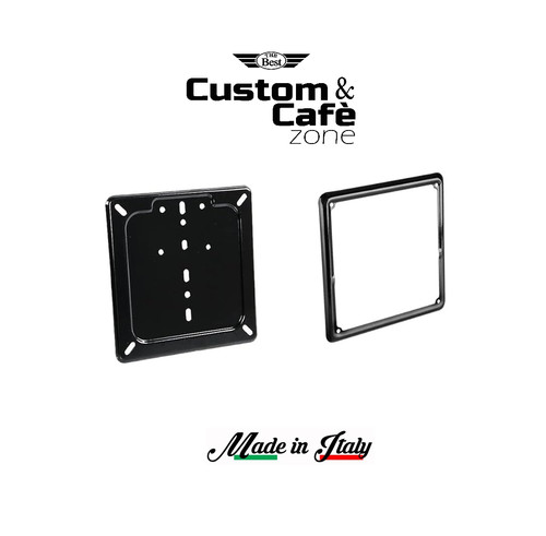 Kit portatarga cornice - portatarga, +