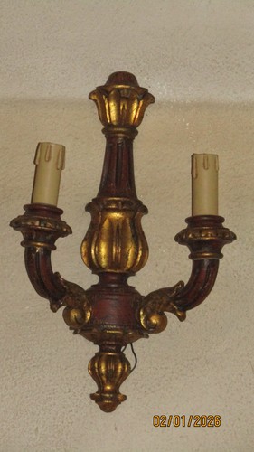 R582 antica applique legno - r582,