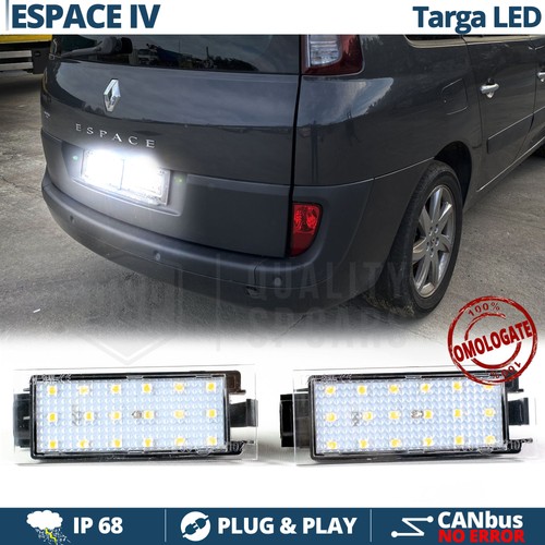 Luci targa led - luci, renault