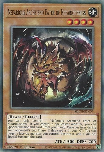 Yugioh arcidemone nefasto - arcidemone,