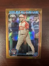 Aggiornamento cromato Topps 2024 Juan Soto Gold All Star 39/50 SSP ASGC-7