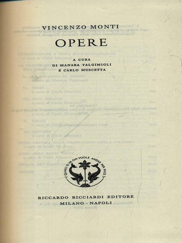 Vincenzo monti opere prima - monti., opere.