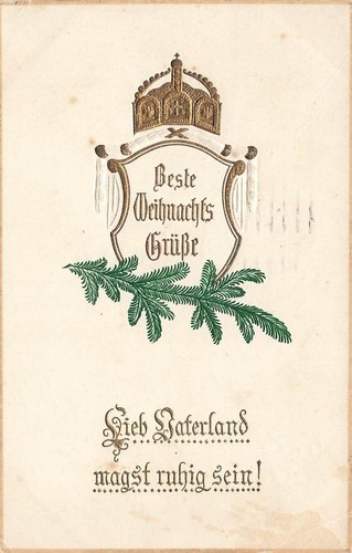 Cartolina ww1 natale cara - ww1,