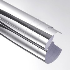 Adesivi Specchio Flessibili per Pareti Foglio Specchio Flessibile Autoadesivo Argento Wa