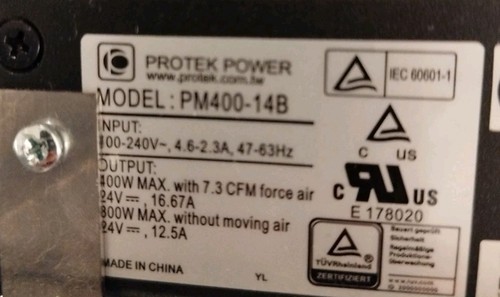 Alimentatore protek pm400 - alimentatore, pm400-14c