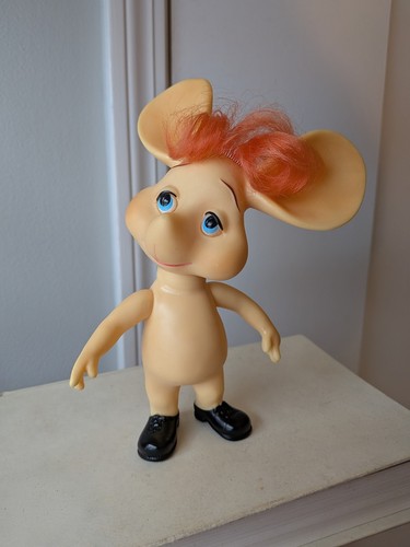 Vintage topo gigio - topo, rubber