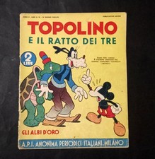 ALBI D'ORO Anteguerra 18 - TOPOLINO E IL RATTO DEI TRE - 1938. Leggi descr
