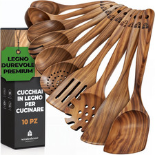 Set Utensili Cucina in Legno