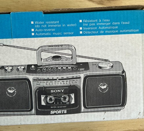 Sony cfs 930 boombox fm - cfs-930, am/fm