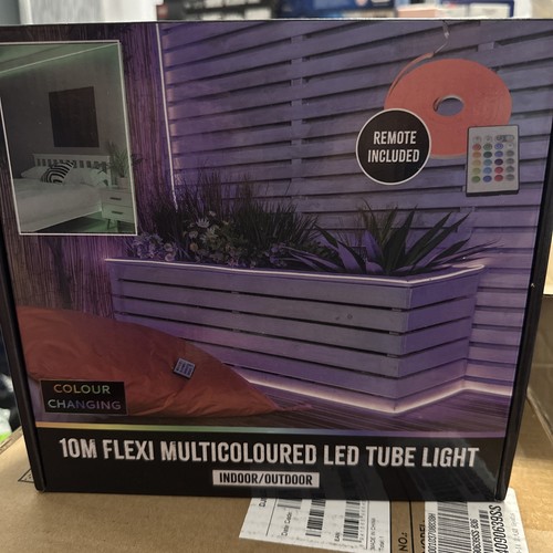 Tubo led multicolore flexi 10m - multicolore,