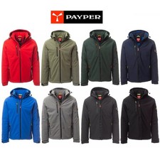 GIUBBOTTO INVERNALE DA UOMO PAYPER CREEK PAD CAPPUCCIO Soft Shell Impermeabile