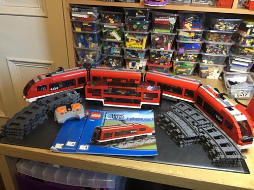 Lego city treno passeggeri - city, rc