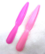 B699 - BARBIE SUPERSTAR era 80s set 2 spazzole capelli tonalita' di rosa