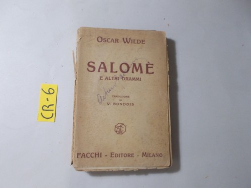 Libro oscar wilde - libro, salome'