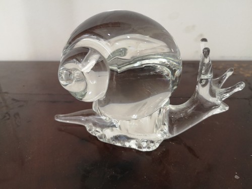 Scultura lumaca vetro - lumaca,