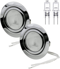 Set Di 2 Faretti Con Lampada