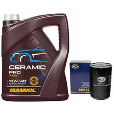Kit Olio Motore 10W-40 Mannol