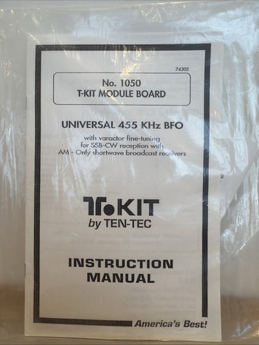 Ten tec kit - ten-tec, 1050