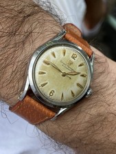 Orologio Watch Girard Perregaux Gyromatic Swiss Steel Vintage Ref.6169