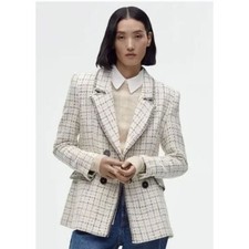 ZARA Blazer tweed doppiopetto