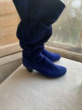 STIVALI LUNGHI ARCHE DONNA TAGLIA UK 4 EU 37. Modello Garyla blu cobalto. Nuovo Con Scatola