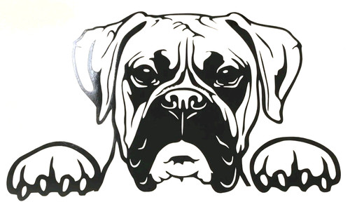 Adesivo boxer cane - 1x,