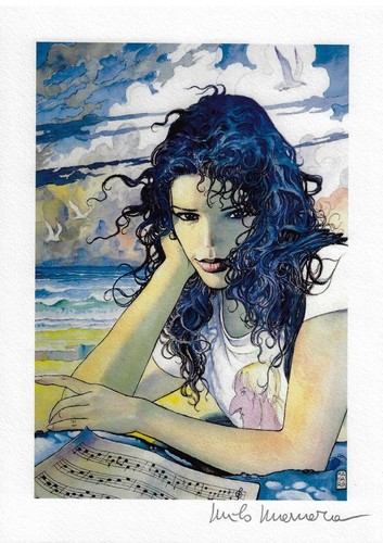 Stampa milo manara firmata - stampa,
