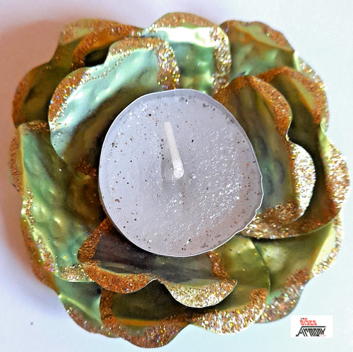 Porta tealight fiore - , a