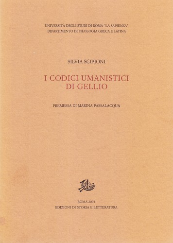Codici umanistici gellio - i,