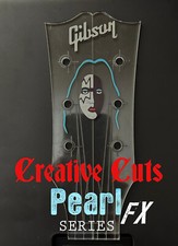 Spaceman Ace Frehley headstock vinile decalcomania logo per chitarra elettrica progetti fai da te