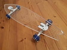 GHOST Longboard USA esclusivo personalizzato vetro acrilico deck LED ruote skateboard surfista