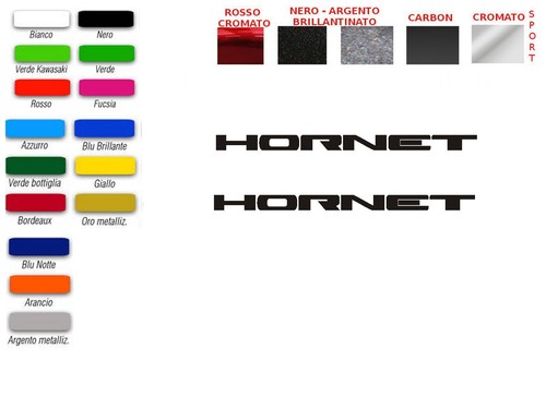 Adesivi scritta hornet - adesivi,