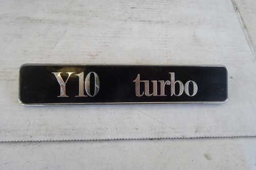 Badge y10 turbo autobianchi - badge,