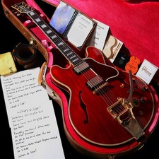 Gibson Custom Shop Noel Gallagher 1960 ES-355 Murphy Lab invecchiato anni sessanta ciliegio