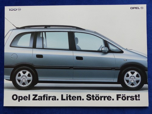 Opel zafira 2000 brochure - zafira,