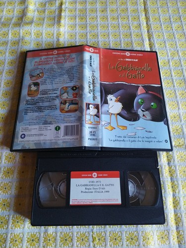 Vhs gabbianella il gatto - gabbianella, e