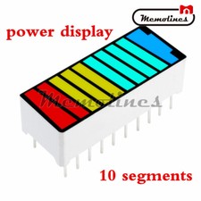 Barra batteria LED 10 segmenti