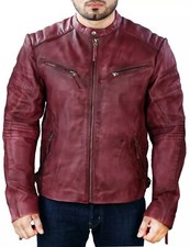 Giacca Moto Uomo Cafe Racer