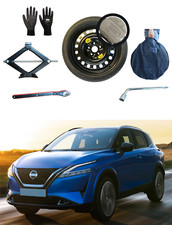 Ruotino di scorta per NISSAN QASHQAI con Cric, Chiave e Sacca (155/90R17)